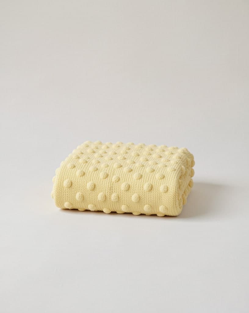 Bobble Knit Blanket - View 1
